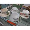 Image 1 : 4 Teacup and saucer sets - Hand painted