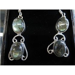 New Laboradite drop style earrings
