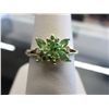 Image 1 : Peridot & diamond ring