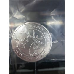 Silver round, 1 Troy oz. of 0.999 silver