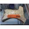 Image 1 : Carved moose antler crib board