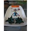 Image 1 : Mid Century Bohemian candlesticks & Danish tray