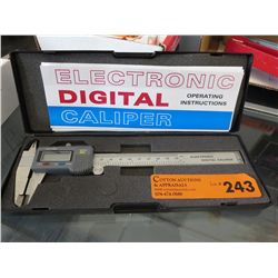 Electronic digital caliper in case