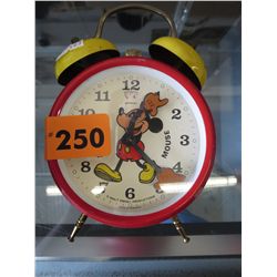 Vintage Mickey Mouse alarm clock