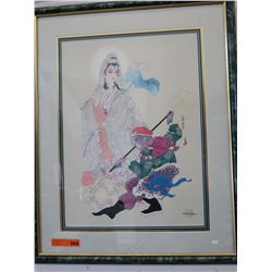 Limited edition Oriental Fashion print