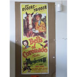 Vintage movie poster - "Bells of Coronado"