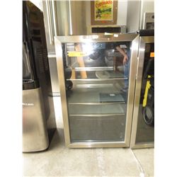 Glass front bar fridge