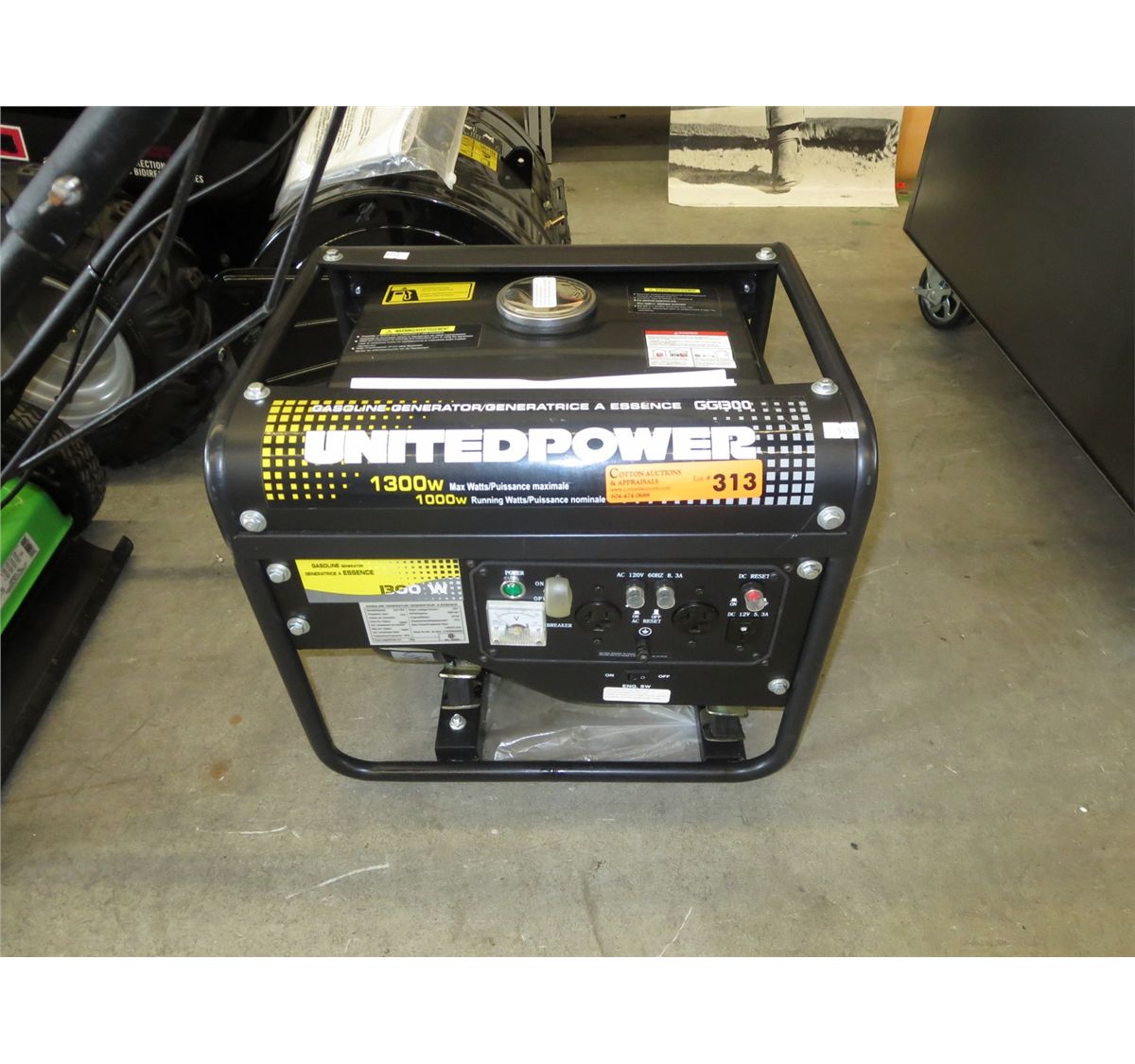 United Power generator. Model GG1300