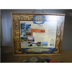 Box of Cottage Country puzzles