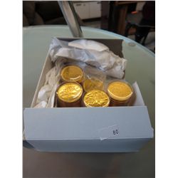 2 boxes of foil wrapped chocolate