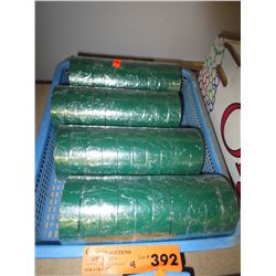 40 rolls of green electrical tape