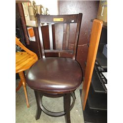 Counter height swivel chair