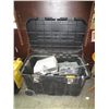 Image 1 : Stanley plastic rolling tool tote and contents