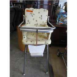 Vintage child's high chair.