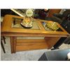Image 1 : Vintage mirror top console table