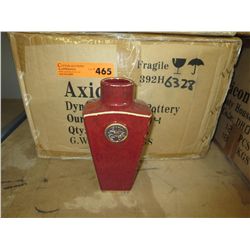 Case of ceramic vases