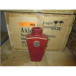 Case of ceramic vases