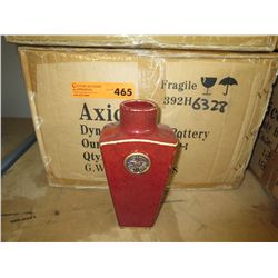Case of ceramic vases