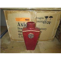 Case of ceramic vases