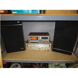 Vintage Sanyo stereo components & speakers