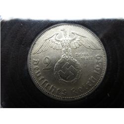 1939 Nazi 3rd Reich - Paul von Hindenberg coin