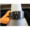 Image 1 : .925 Hand crafted ring with amethyst crystal