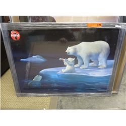 "Coca-Cola Polar Bear" framed print