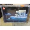 Image 1 : "Coca-Cola Polar Bear" framed print