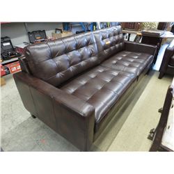 New Lazaro Italian Leather 3 piece sofa suite