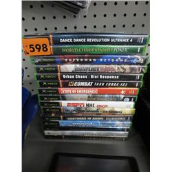 Approx 15 Xbox games