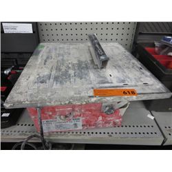 7" bench top tile saw