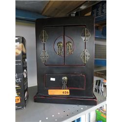Decorative counter top storage cabinet