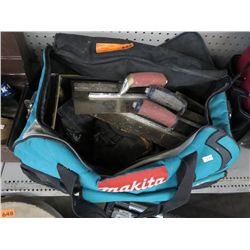 Makita tool duffel & grouting tools