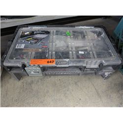Husky bolt organizer & contents