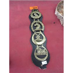 Set of 4 horse brasses