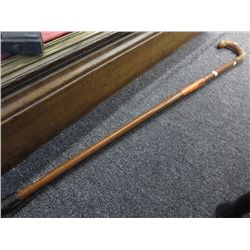 1930s horn handled walking stick
