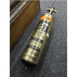 Vintage brass Pyrene fire extinguisher