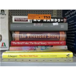 7 Autobiographical hardcover books