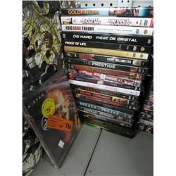 Approx 20 movie DVDs
