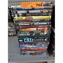 Approx 20 movie DVDs