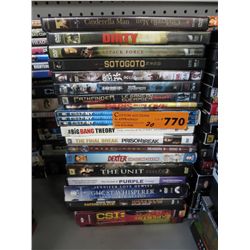 Approx 20 movie DVDs