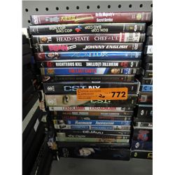 Approx 20 movie DVDs