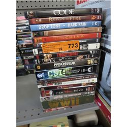 Approx 20 movie DVDs