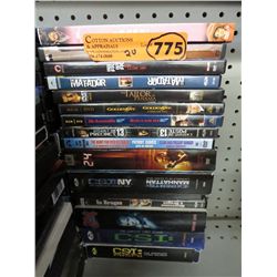 Approx 20 movie DVDs