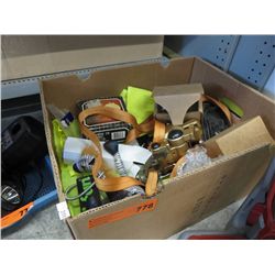 Box of assorted goods