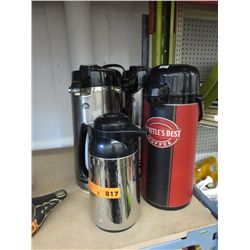 5 thermos carafes