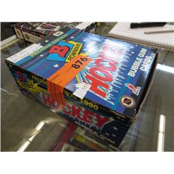 Full box of 1990's Bowman Hockey cards