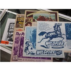 7 Vintage Movie Lobby cards