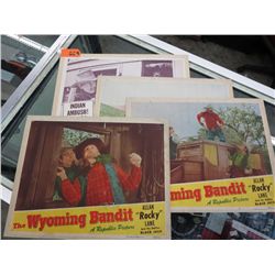 4 Vintage Movie Lobby cards