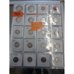 20 Canadian 1967 Centennial Coins